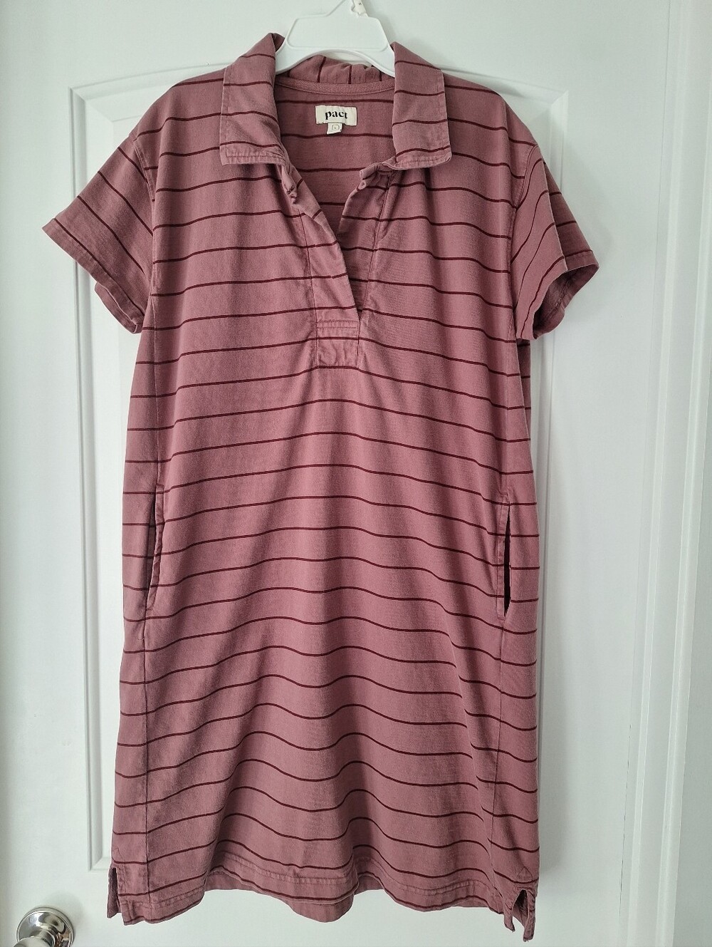 PACT 100% organic cotton tshirt dress